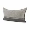 Top 10 👏 Mercana Zadie 14L X 26W Light Gray And Dark Gray Fabric Color Blocked Decorative Pillow Cover ✔️