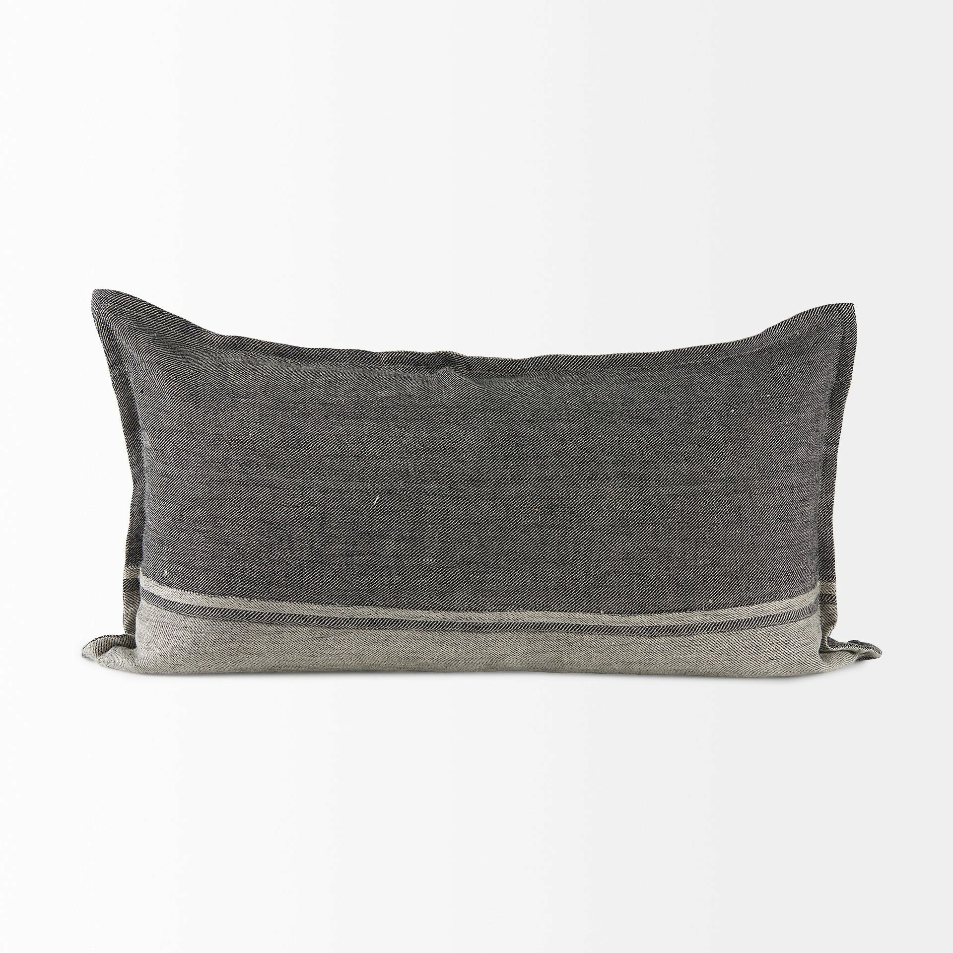 Top 10 π Mercana Zadie 14L X 26W Light Gray And Dark Gray Fabric Color Blocked Decorative Pillow Cover βοΈ - Image 4