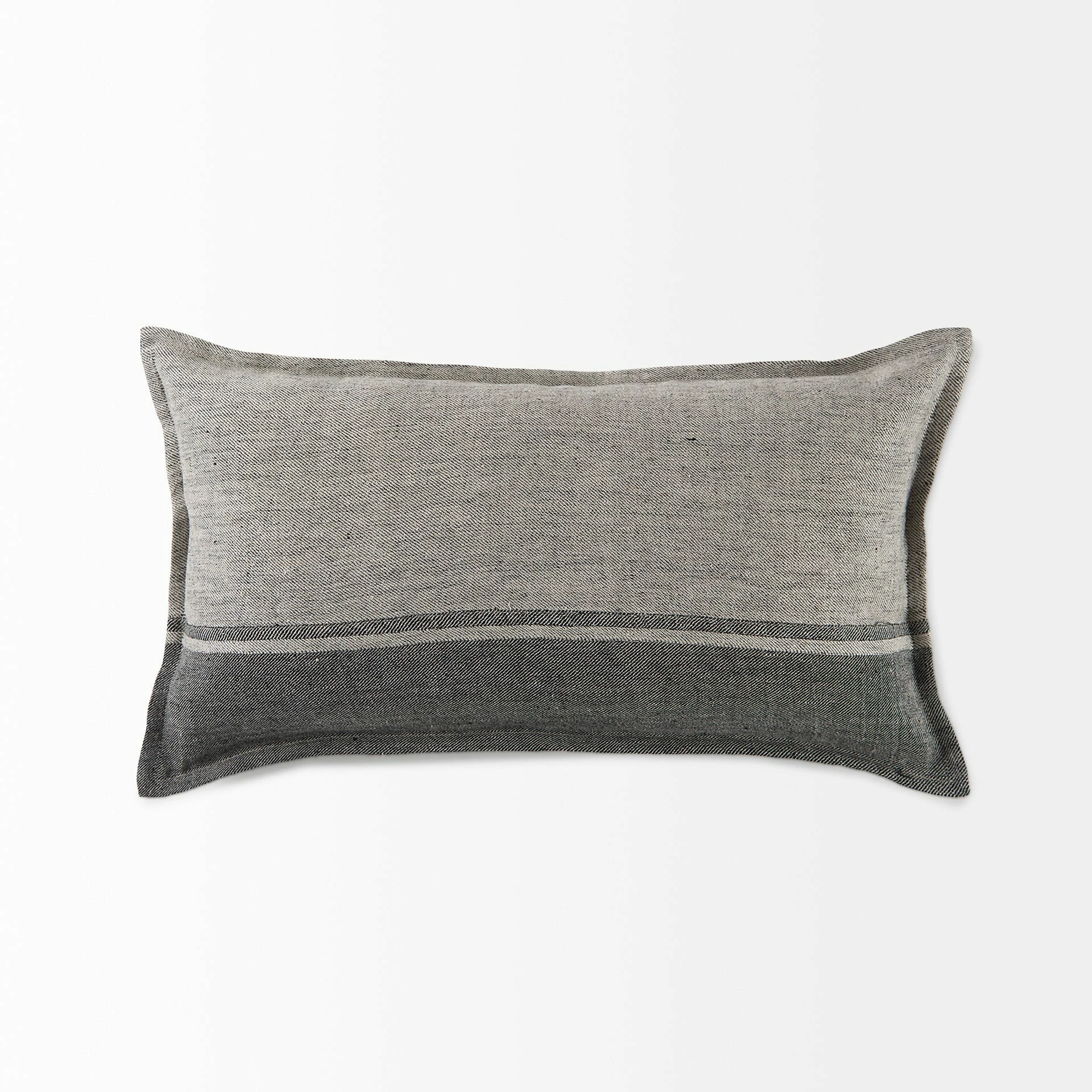 Top 10 π Mercana Zadie 14L X 26W Light Gray And Dark Gray Fabric Color Blocked Decorative Pillow Cover βοΈ - Image 5