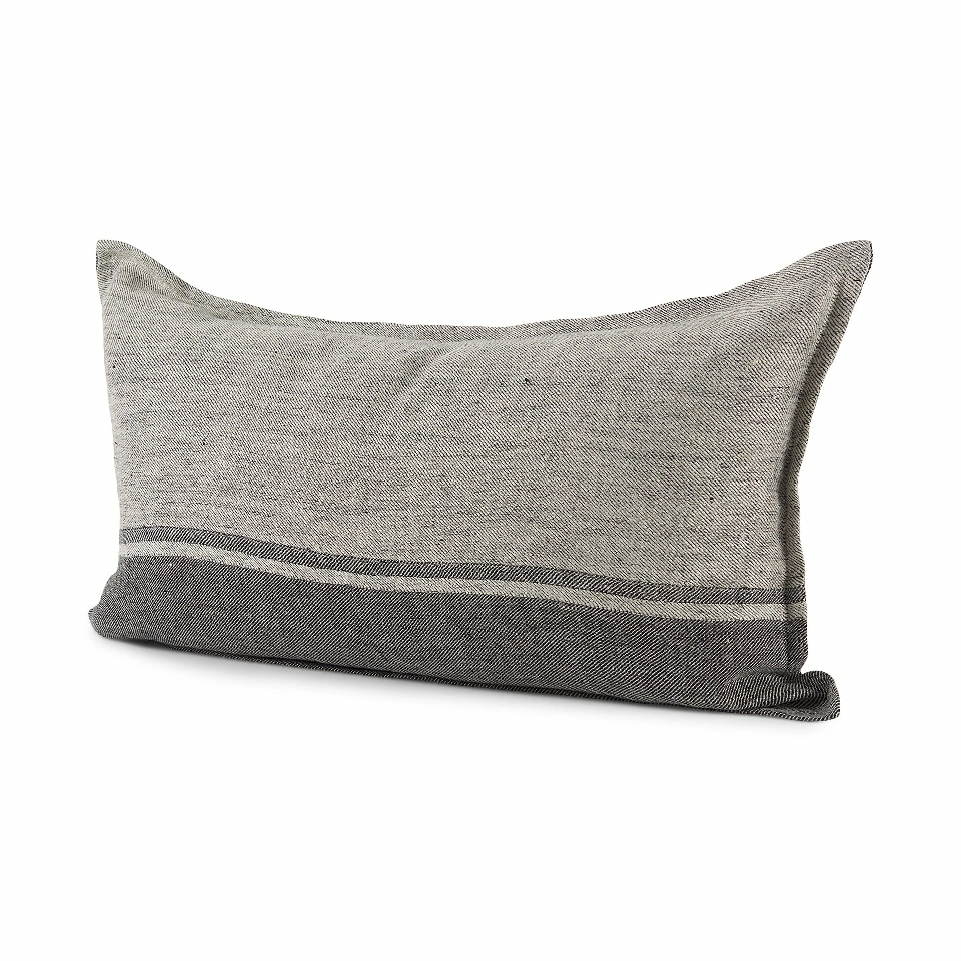 Top 10 π Mercana Zadie 14L X 26W Light Gray And Dark Gray Fabric Color Blocked Decorative Pillow Cover βοΈ